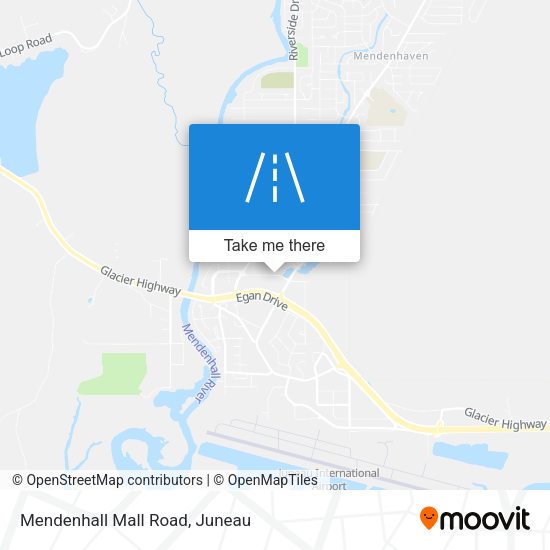 Mapa de Mendenhall Mall Road