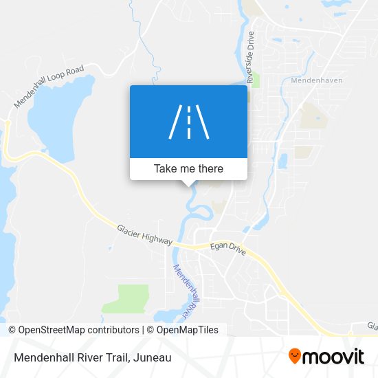 Mapa de Mendenhall River Trail