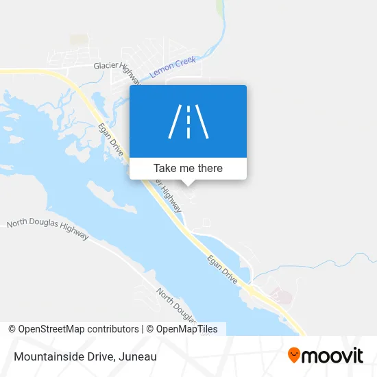 Mountainside Drive map