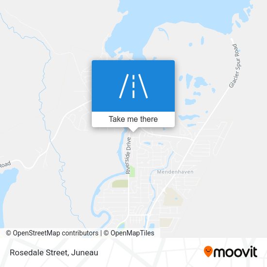 Rosedale Street map