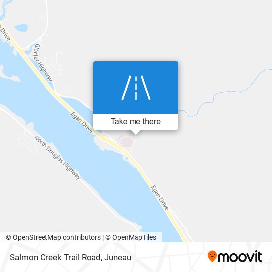 Salmon Creek Trail Road map