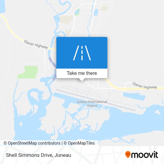 Mapa de Shell Simmons Drive