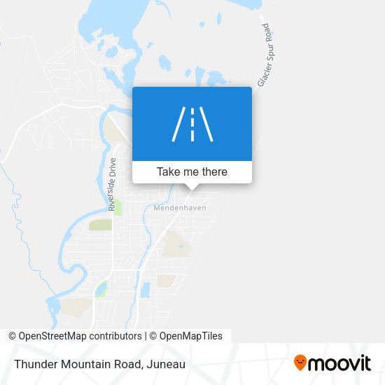 Thunder Mountain Road map