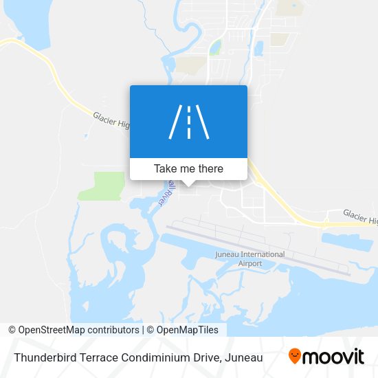 Thunderbird Terrace Condiminium Drive map