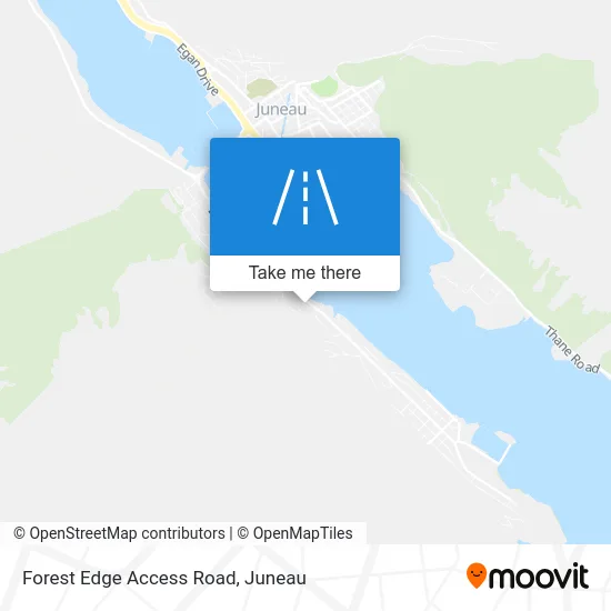 Forest Edge Access Road map