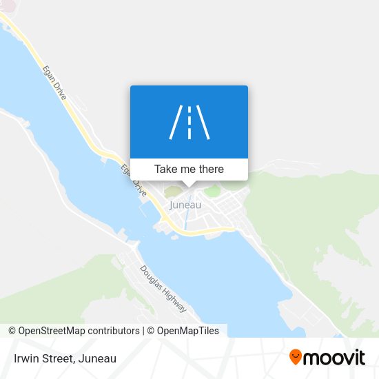 Mapa de Irwin Street