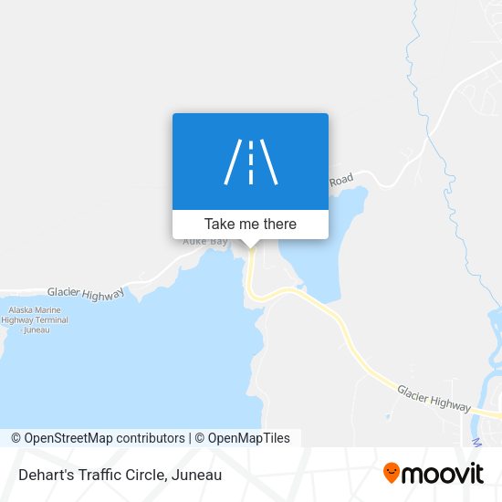 Mapa de Dehart's Traffic Circle