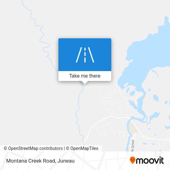 Mapa de Montana Creek Road