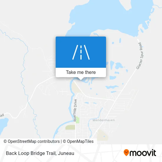 Back Loop Bridge Trail map