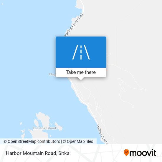 Harbor Mountain Road map