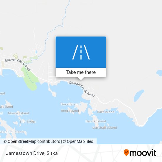 Jamestown Drive map