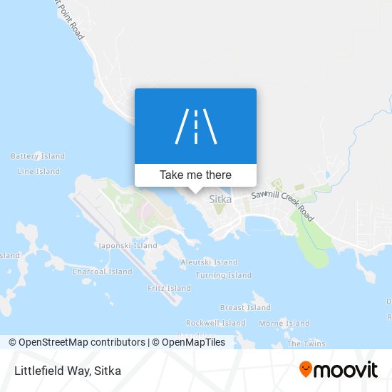Littlefield Way map