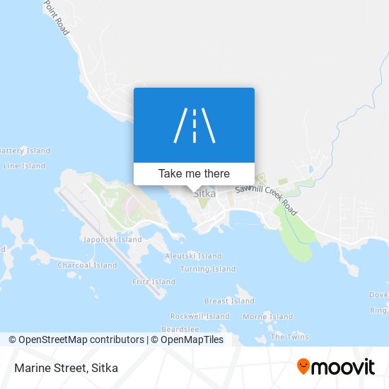 Marine Street map