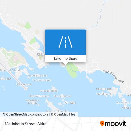 Mapa de Metlakatla Street
