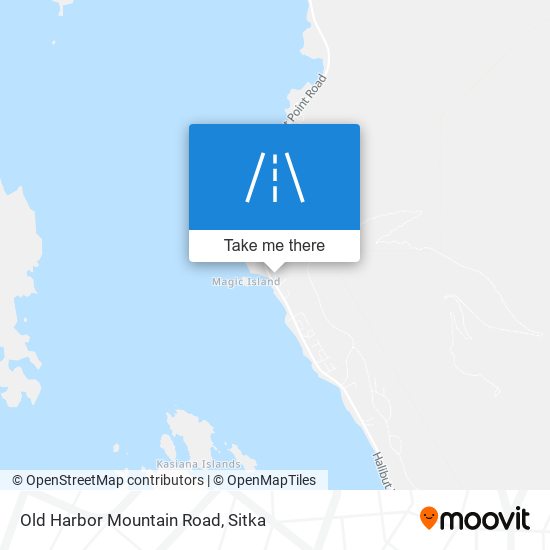 Mapa de Old Harbor Mountain Road