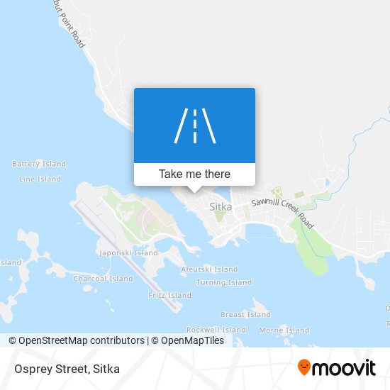 Osprey Street map