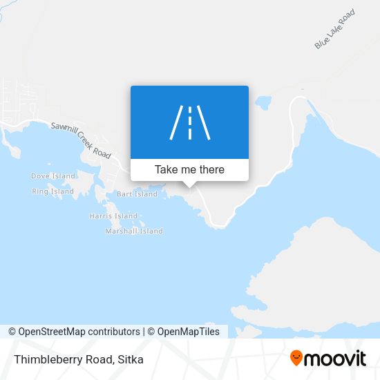 Mapa de Thimbleberry Road
