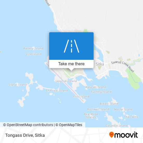 Tongass Drive map
