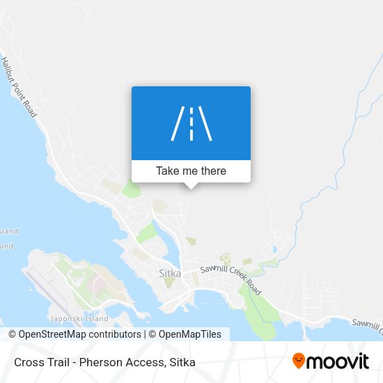 Cross Trail - Pherson Access map