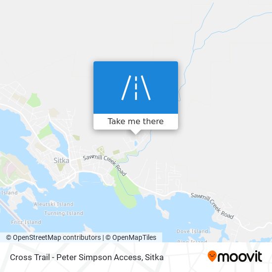 Cross Trail - Peter Simpson Access map