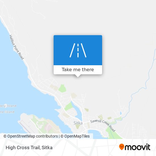 High Cross Trail map