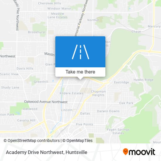 Mapa de Academy Drive Northwest