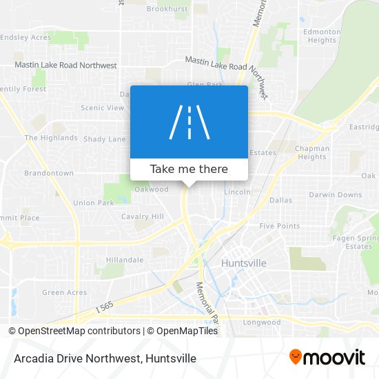 Mapa de Arcadia Drive Northwest