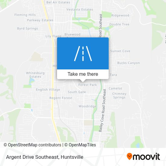 Argent Drive Southeast map