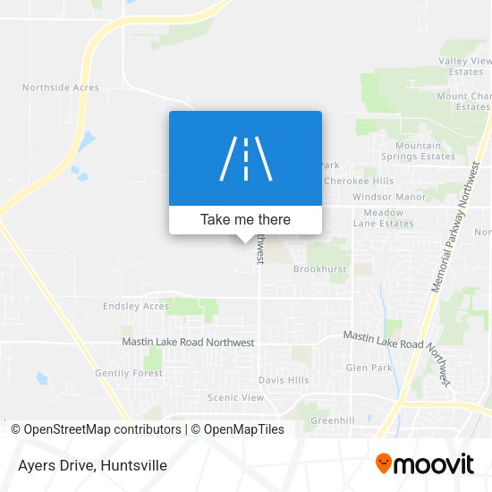 Mapa de Ayers Drive