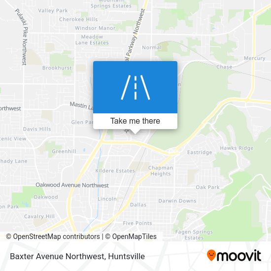 Mapa de Baxter Avenue Northwest