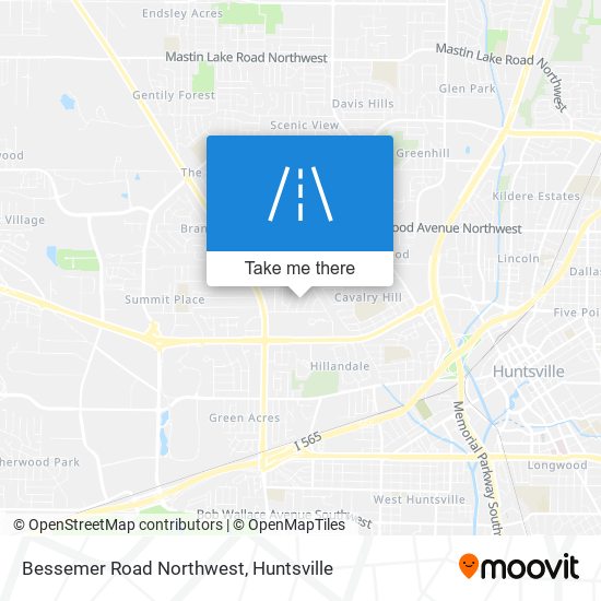 Mapa de Bessemer Road Northwest