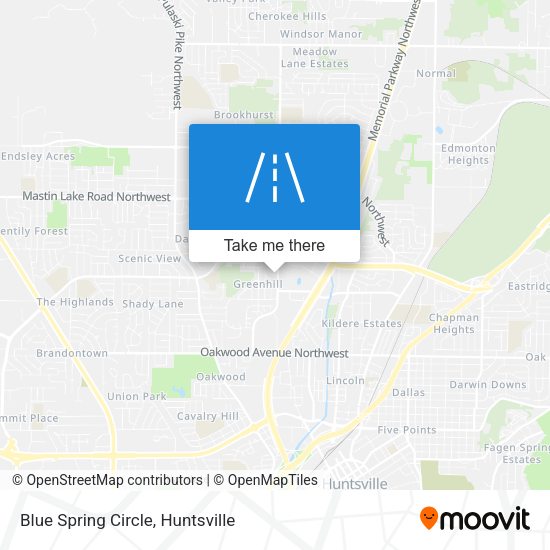 Mapa de Blue Spring Circle