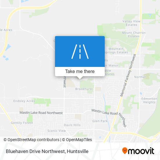 Mapa de Bluehaven Drive Northwest