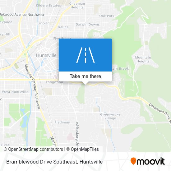 Mapa de Bramblewood Drive Southeast