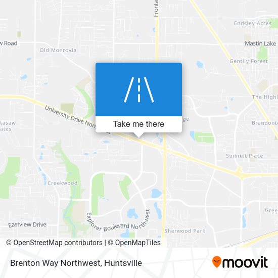 Brenton Way Northwest map