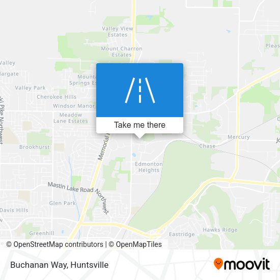 Mapa de Buchanan Way
