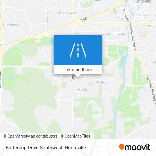 Mapa de Buttercup Drive Southwest