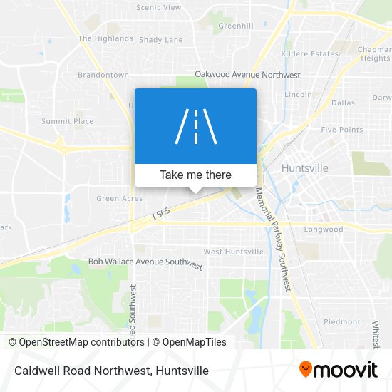 Mapa de Caldwell Road Northwest
