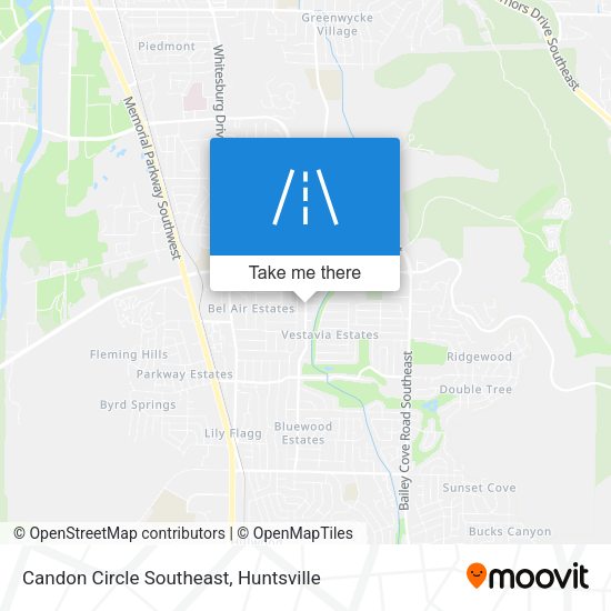 Candon Circle Southeast map