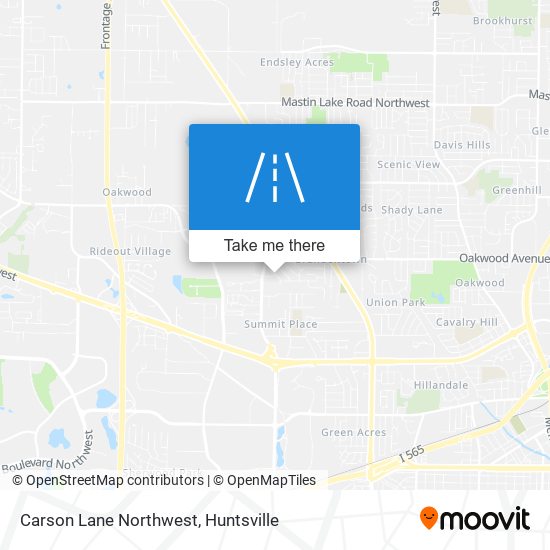 Mapa de Carson Lane Northwest