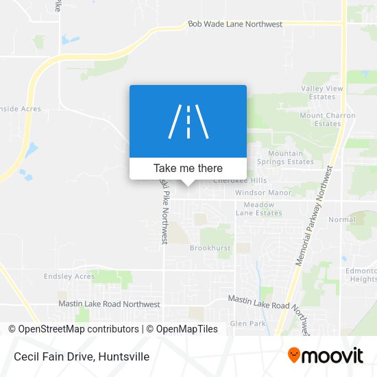 Cecil Fain Drive map