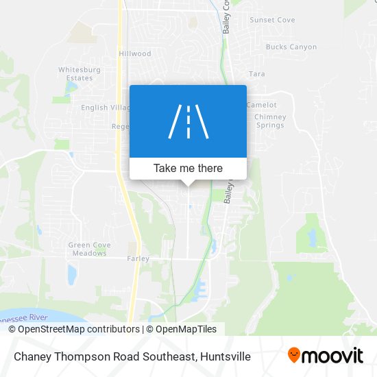 Mapa de Chaney Thompson Road Southeast