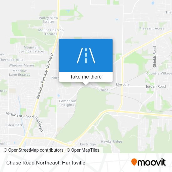 Mapa de Chase Road Northeast