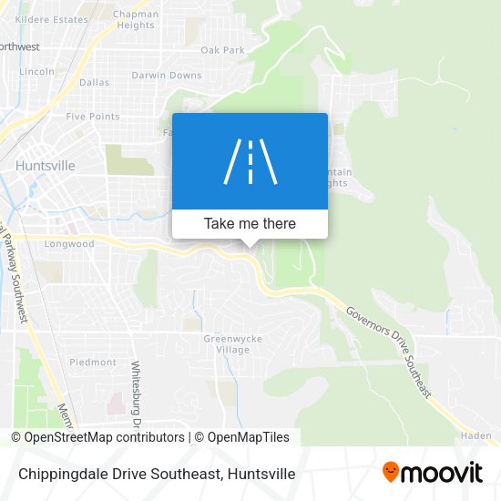 Chippingdale Drive Southeast map