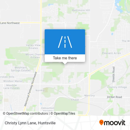 Christy Lynn Lane map