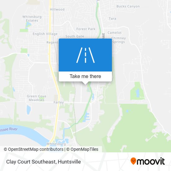 Mapa de Clay Court Southeast