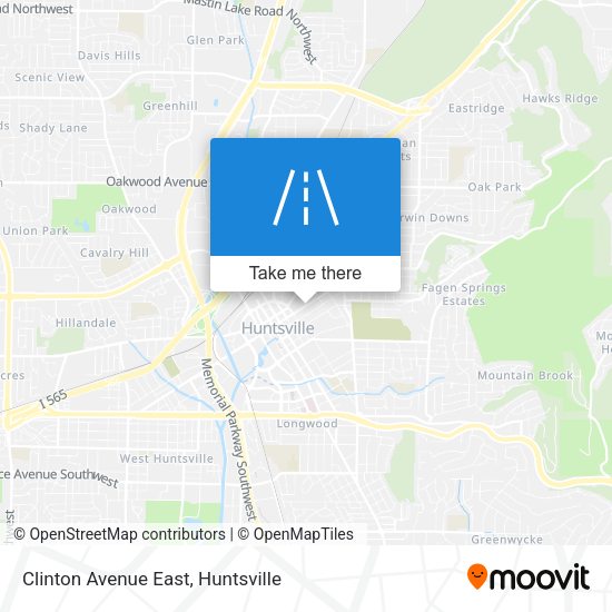Clinton Avenue East map
