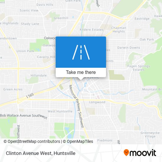 Mapa de Clinton Avenue West