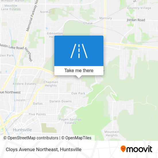 Cloys Avenue Northeast map