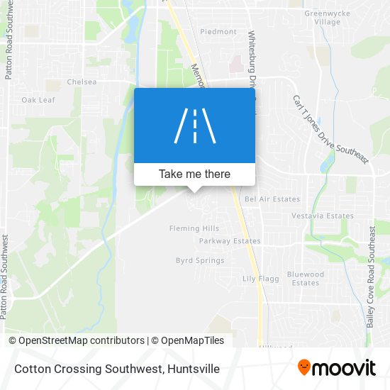 Mapa de Cotton Crossing Southwest